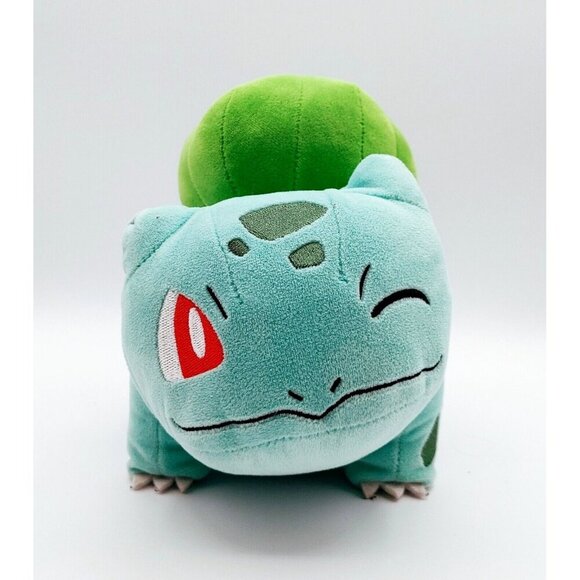 Game Freak Pokémon 8” Plush Bulbasaur Creatures Stuffed Toy 2022 - Picture 1 of 4